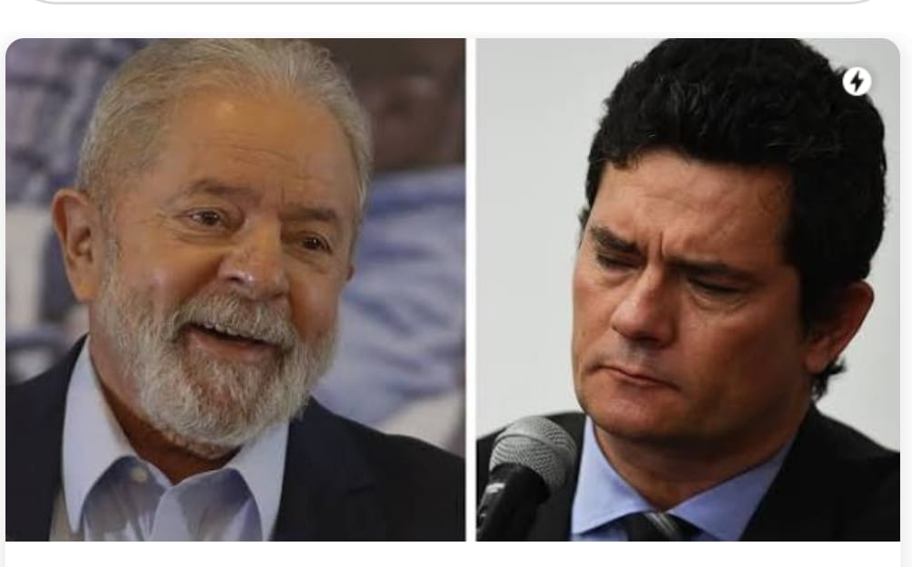 Ex-presidente Lula e Sérgio Moro